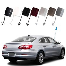 Car Rear Bumper Tow Hook Cover Fit for VW CC Dark Grey Right Passenger Side