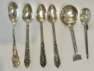 Lot Of Vintage Solid Sterling Silver Spoons For Scrap