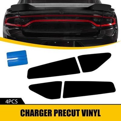 For Fit Charger Tail Dodge 2015-2022 Light Tint Precut Kit Film Cover Overlay US