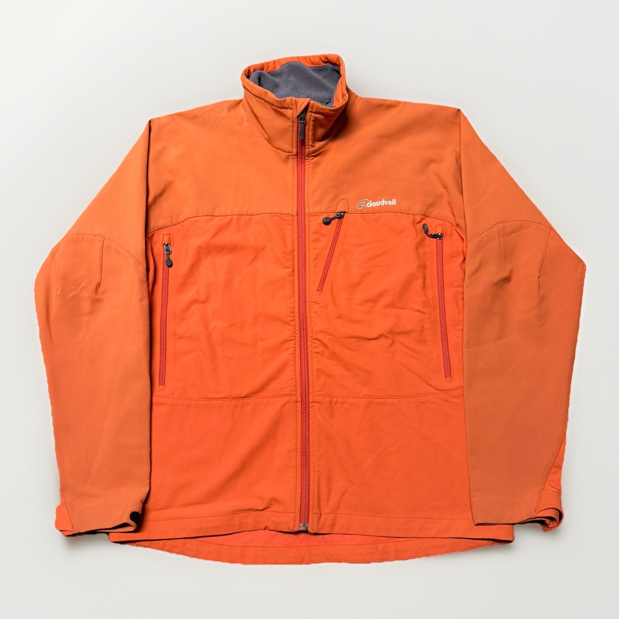 Cloudveil Softshell Jacket Mens Size Large Orange… - image 1