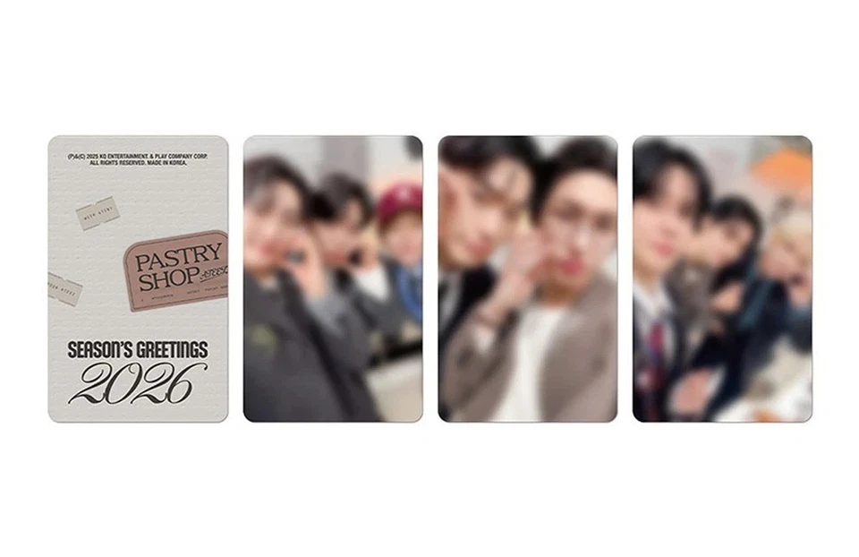 ATEEZ 2026 SEASON’S GREETINGS PASTRY SHOP/Calendar+Diary+Buch+KeyRing+Karte+GIFT - Bild 3 von 4