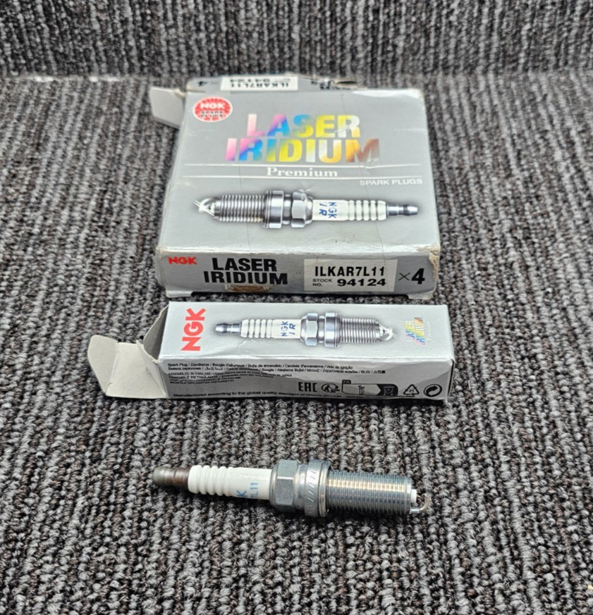 QTY 4 NGK 94124 ILKAR7L11 Laser Iridium Spark Plug Fits 2019-2020 Mazda 3