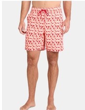 Laguna Men's Relaxed Fit Lined Quick Drying UPF 50 Swim Trunks NWT Large