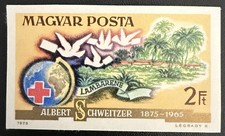 Hungary 1975 Albert Schweitzer MNH Imperforate Stamp 2 Ft Lambaréné