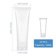  Leakproof Travel Bottles Face Wash Container Refillable for Shampoo