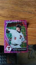 2021 BASEBALL PANNI PRIZM DRAFT PICKS PINK VELOCITY PRIZM RC MASON MONTGOMERY