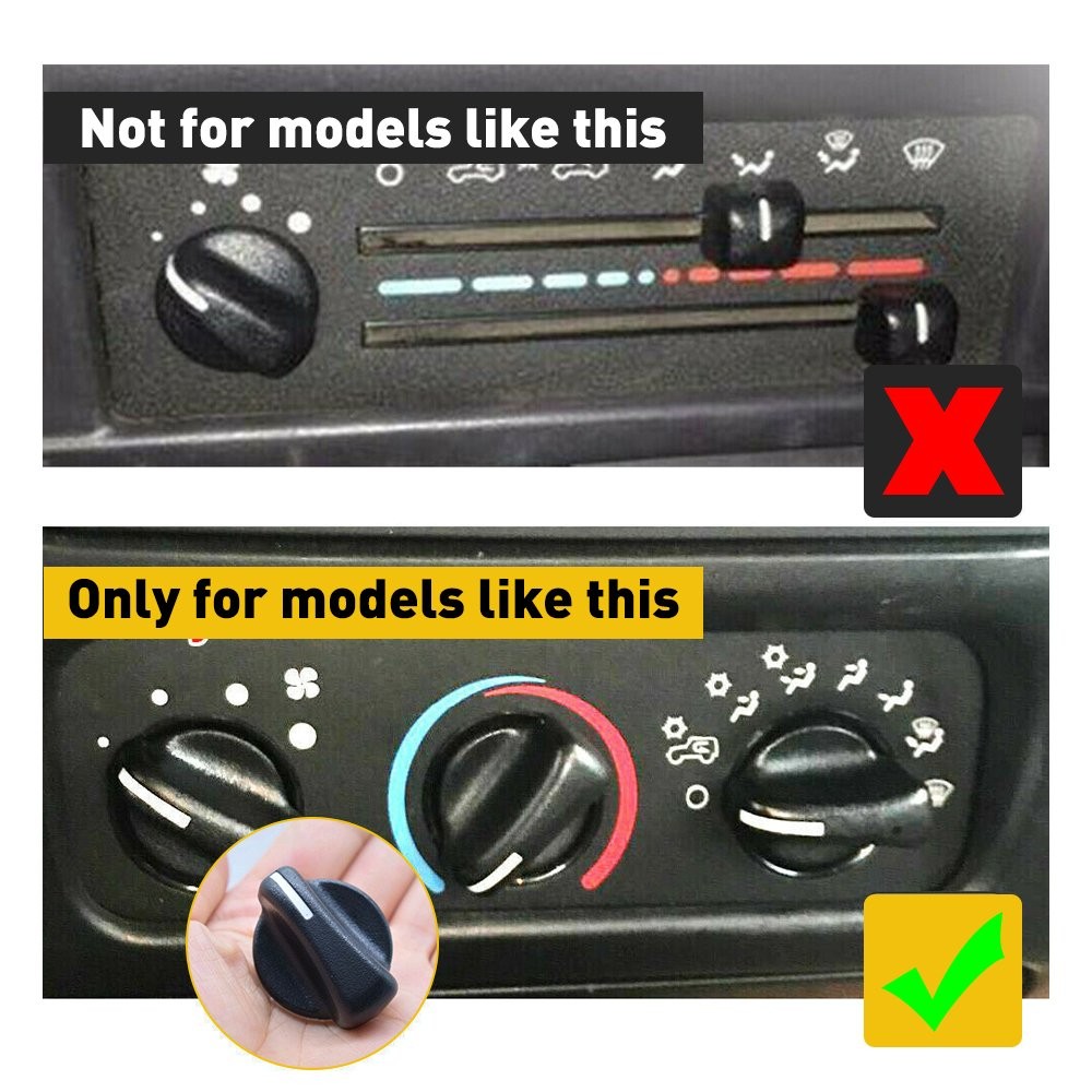 2set A/C Heater Control Knob Fan Switch For Dodge Ram Van for Jeep Wrangler TJ E thumbnail 9