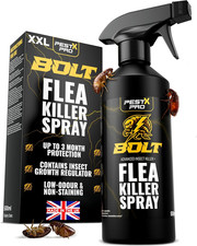 Pest X Pro Bolt Flea Killer Spray 500Ml – Fast-Acting Permethrin Formula – Flea