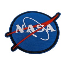 NASA Aerospace EMBROIDERED PATCH, IRON ON/ New 3.0 X 3.5 inches