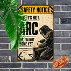 Welded Painting Sign Vintage Style Industrial Workshop Metal Tin Wall Art