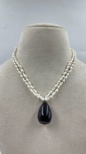 Natural Fresh Water Pearls With Amethyst Tear...