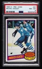 1980-81 O-Pee-Chee Michel Goulet #67 PSA 8 HOF 0f8