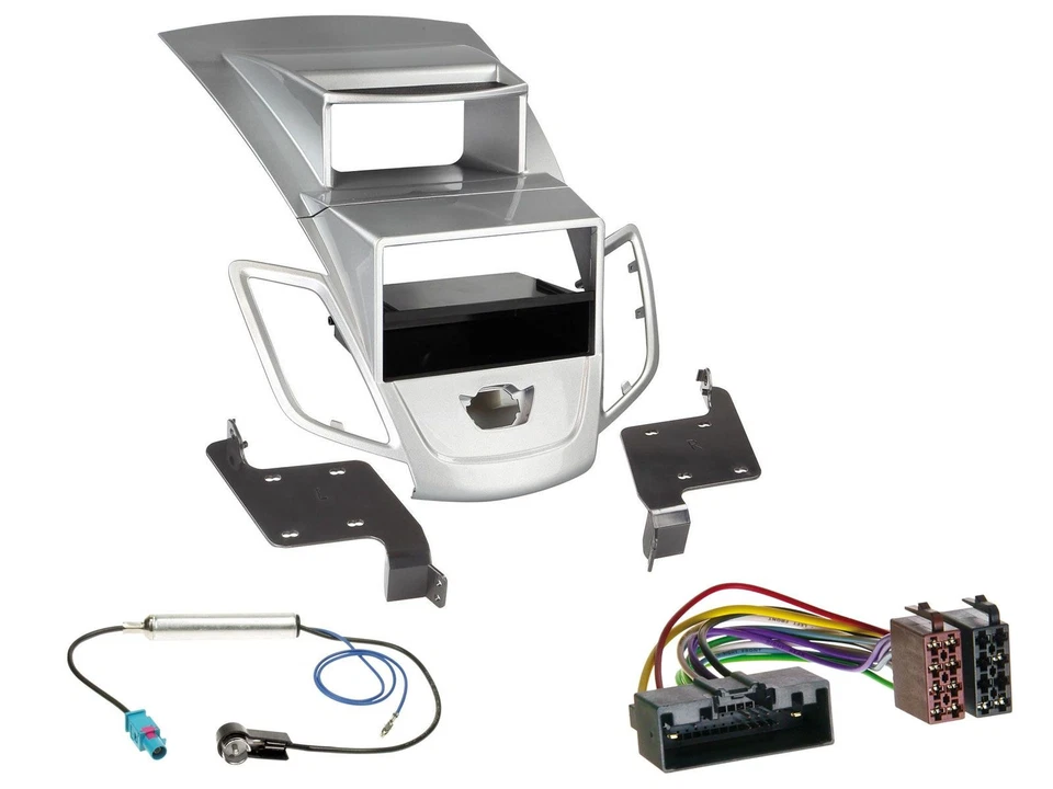 JVC Bluetooth MP3 USB DAB CD Autoradio für Ford Fiesta Display 10-17 silber - Bild 3 von 4