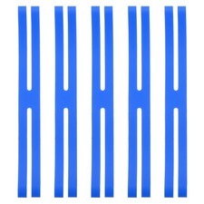 9 Inch H Band Silicone Rubber Bands, 5 Pcs Silicone Bands, Dark Blue