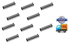10pcs 8 Gauge Non-Insulated Wire Ferrule Amplifier Ferrules 8 AWG Amp Tin 