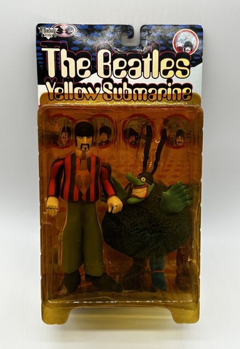 Neu im Karton McFarlane Toys The Beatles Yellow Submarine Ringo mit blauer Meanie Figur LESEN