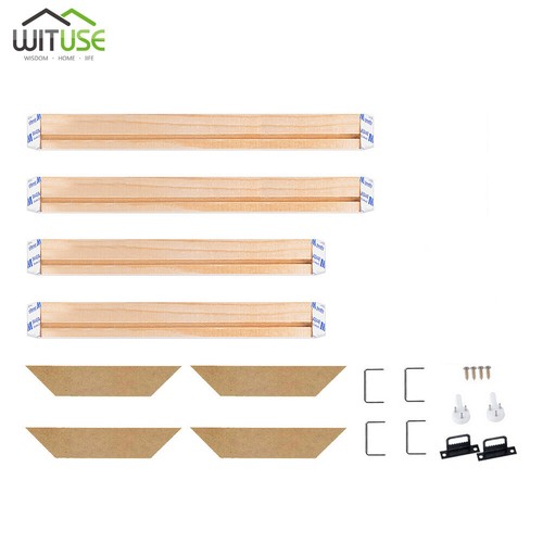 Canvas Stretcher Bars Frames Sturdy Wood Strips Kit Art Paintings Multiple Frame - Picture 8 of 75