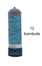 12 BOMBOLE CO2 ACQUARIO 1300 GR CON SUPPORTO USA E GETTA 10X1 MADE IN ITALY
