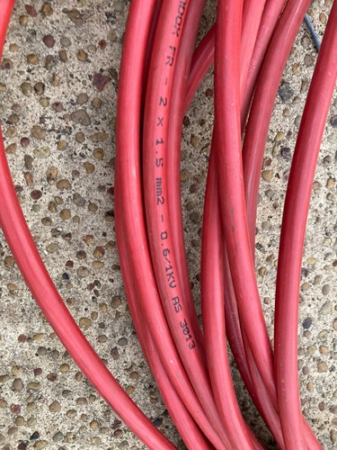 Huber Suhner Radox FR Fire Rated Multi-Core Cable 2G 1.5mm 2 Core AS3013 NEW - Picture 4 of 4