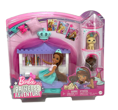 Barbie Princess Adventure Chelsea Puppe Spielset Storytime Dream Topia Bunny Welpe