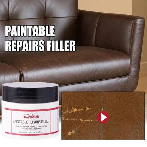 Leather Filler For Filling or Repairing Holes Tears Cracks B1X0 Scratches D0H2