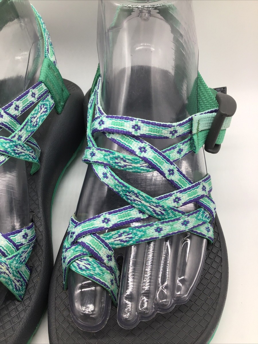 CHACO Woman's ZX2 Marina Mint Double Strapped Toe Loop