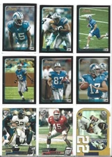 Detroit Lions 27 card 2003-2005 RC lot-all different