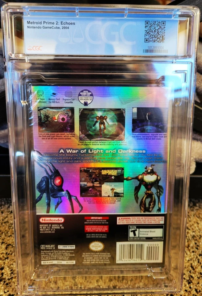 Metroid Prime 2 Echoes CGC Graded LOT Game Graded 9.6 A+ Official Guide 8.5 NEW! - Image 4 of 4