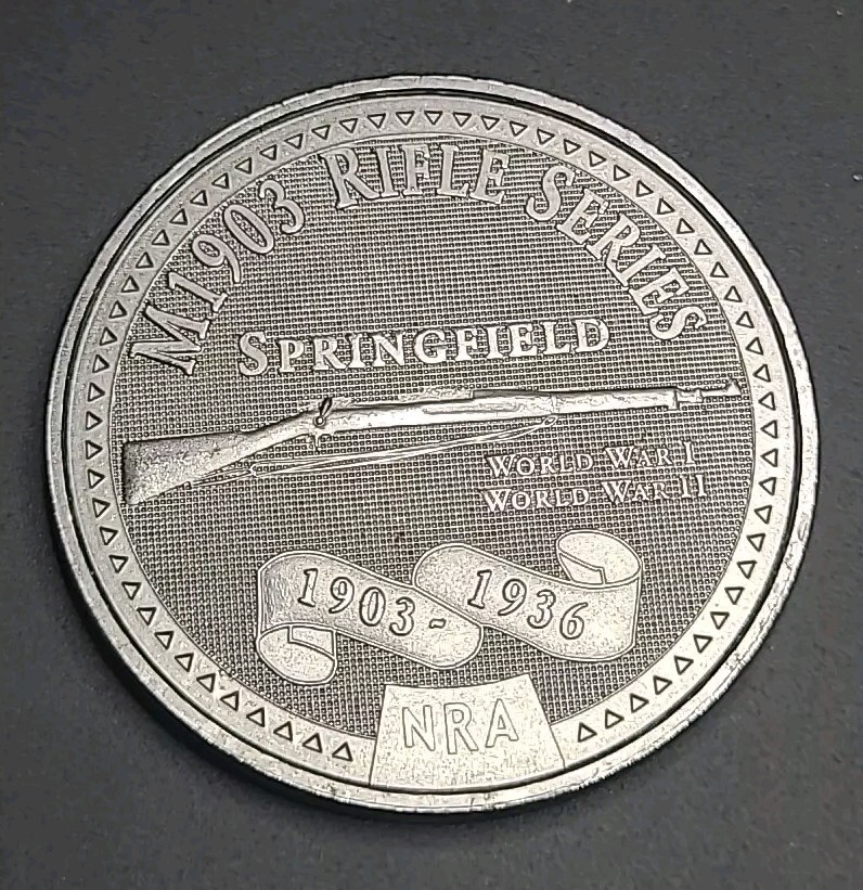M1903 Rifle Series Springfield 1903-1936 NRA Token Coin | eBay