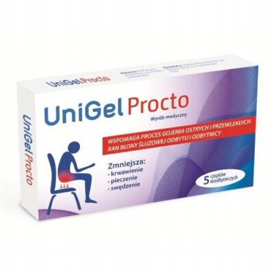 UNIGEL PROCTO Zäpfchen 5/01/15 Stück Hämorrhoiden Rektale Zäpfchen