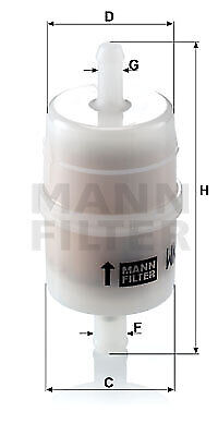 Filtro de aire WK 32/6 MANN-FILTER, entrada compresor para MAYBACH, MERCEDES-BENZ - Imagen 1 de 1