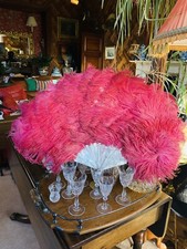 Large Antique Pink Ostrich