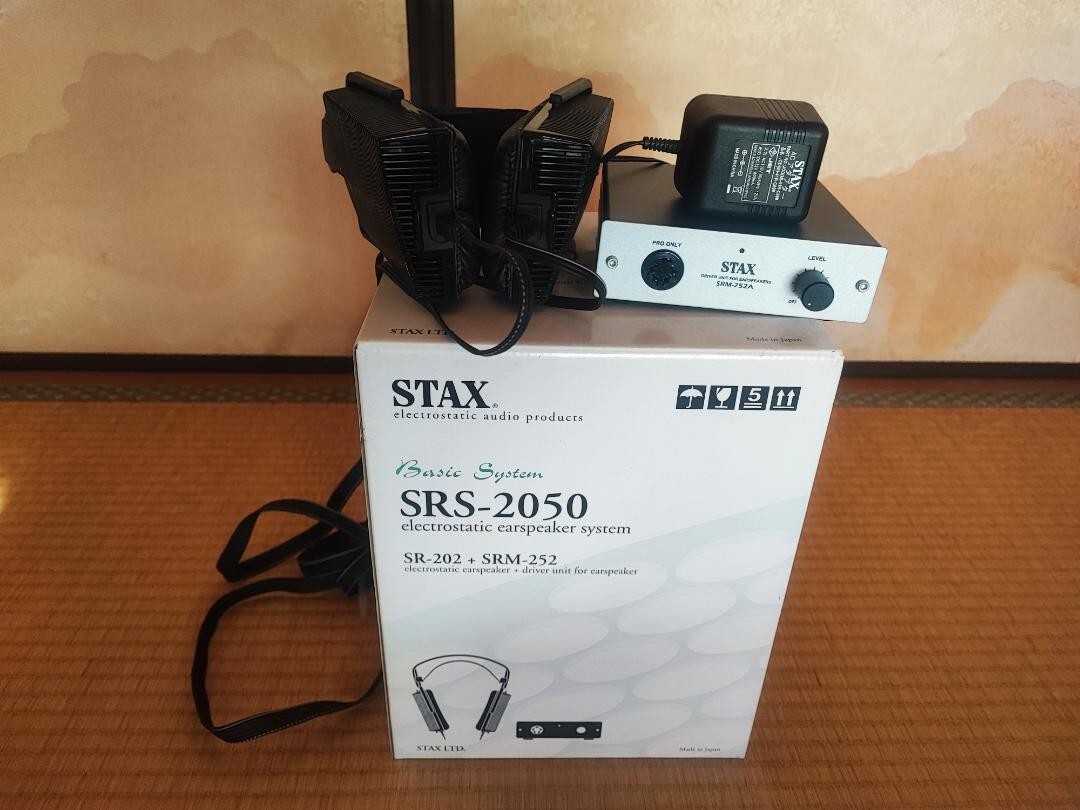 STAXイヤースピーカー　SRM-252A STAX SRS-202 and SRM-252A set – Factory maintained, entry