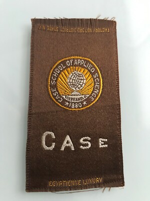 1890 CASE SCHOOL OF SCIENCES Tobacco Advertising Silk factory #7 3rd  district NY