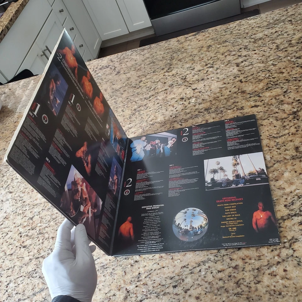 2Pac все Eyez на мне смерти RowInterscope записи 314524 2041 4Vinyl LP G2U - Изображение 4 из 4