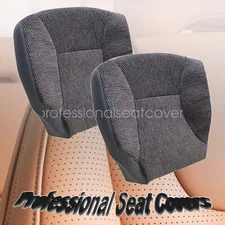 2x For 1998-2002 Dodge Ram 1500 2500 Driver & Passenger Seat Cover Mist Gray