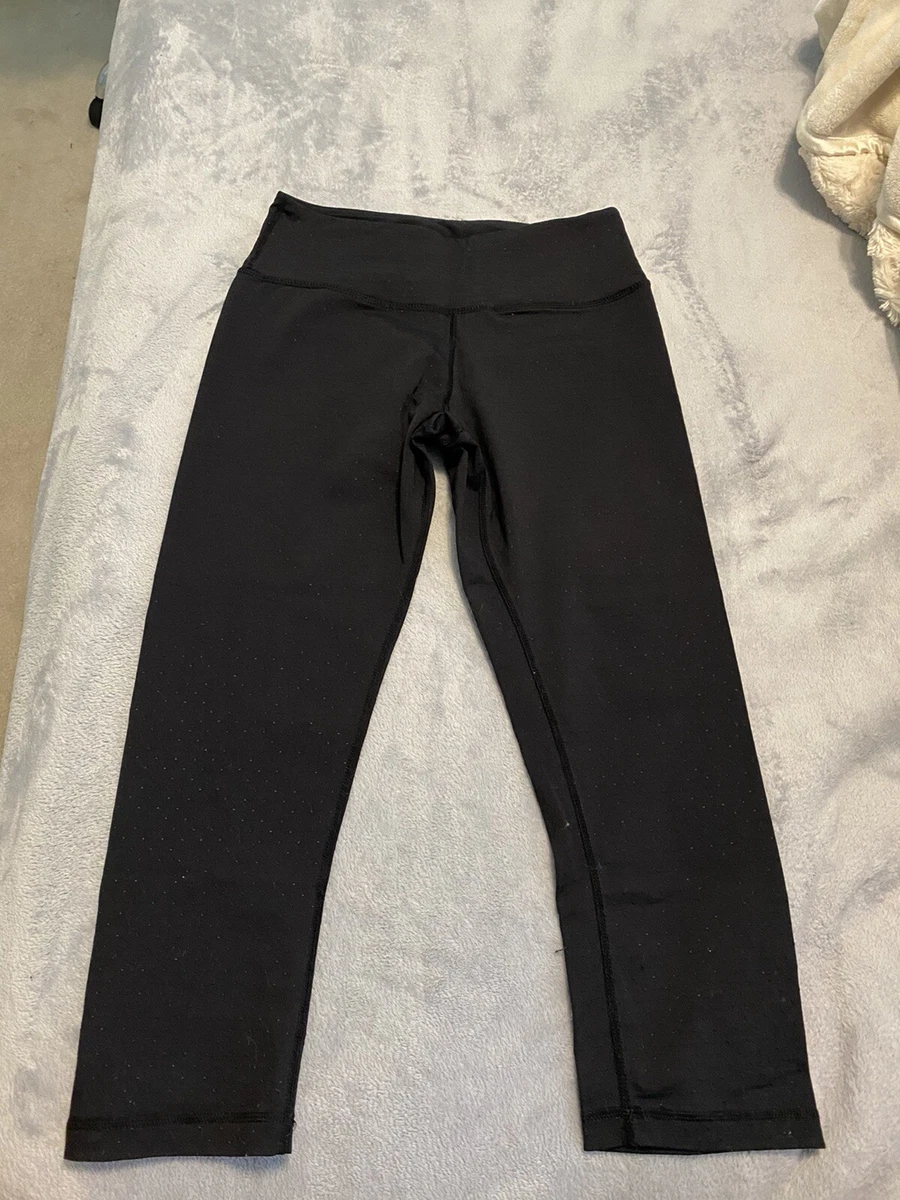 Lululemon Black Polka Dot Leggings Size 4