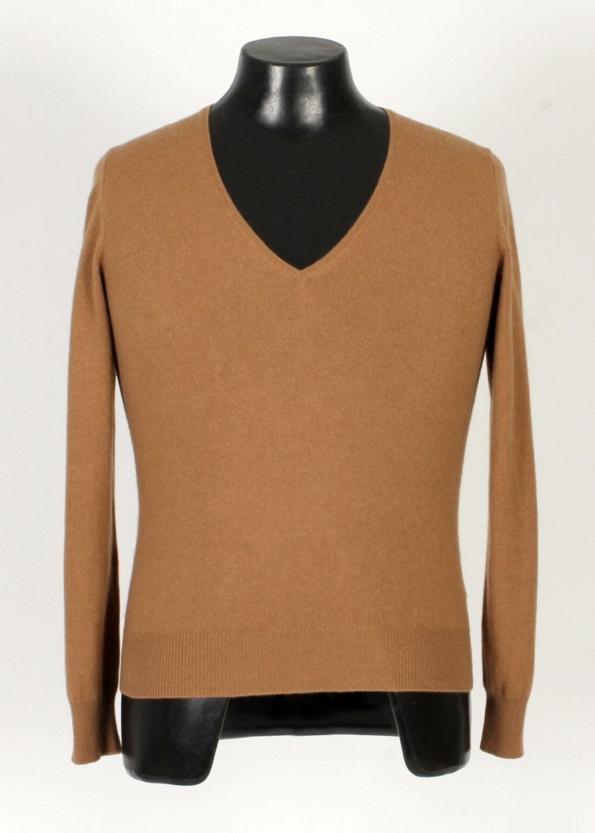 Loro Piana 100% Vicuna Vicuña V-Neck Sweater - 48 S - $5395