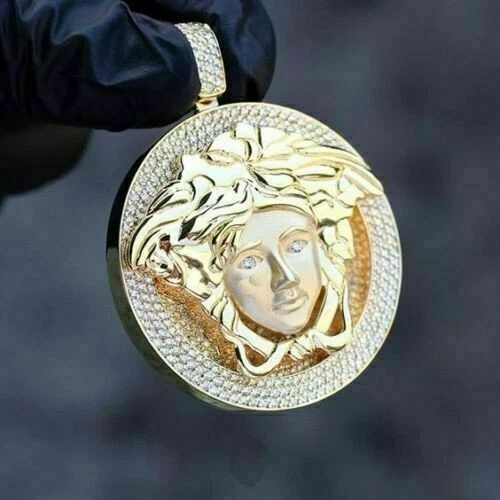 Medusa diamond pendant deals
