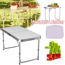 Campingtisch Klapptisch klappbar Wohnwagen Gartentisch höhenverstellbar Möbel DE