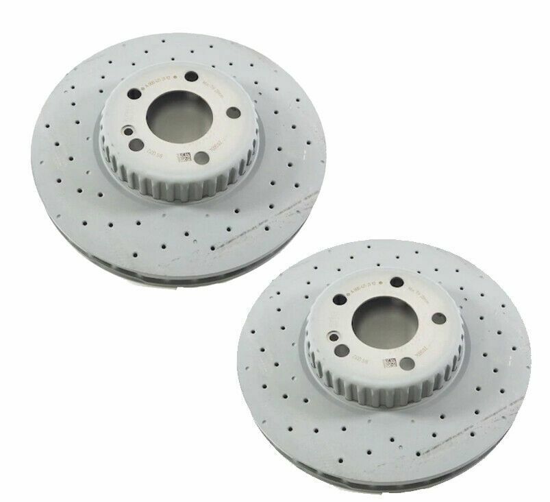 Disques de frein avant pour Mercedes Classe C A0004212112 en acier carbone standard