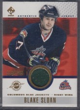 BLAKE SLOAN, 2002 Pacific Authentic Jersey Patch, #33