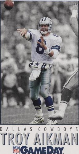 1-1992 NFL GAMEDAY TALLBOY TROY AIKMAN DALLAS COWBOYS CARD#227 | eBay