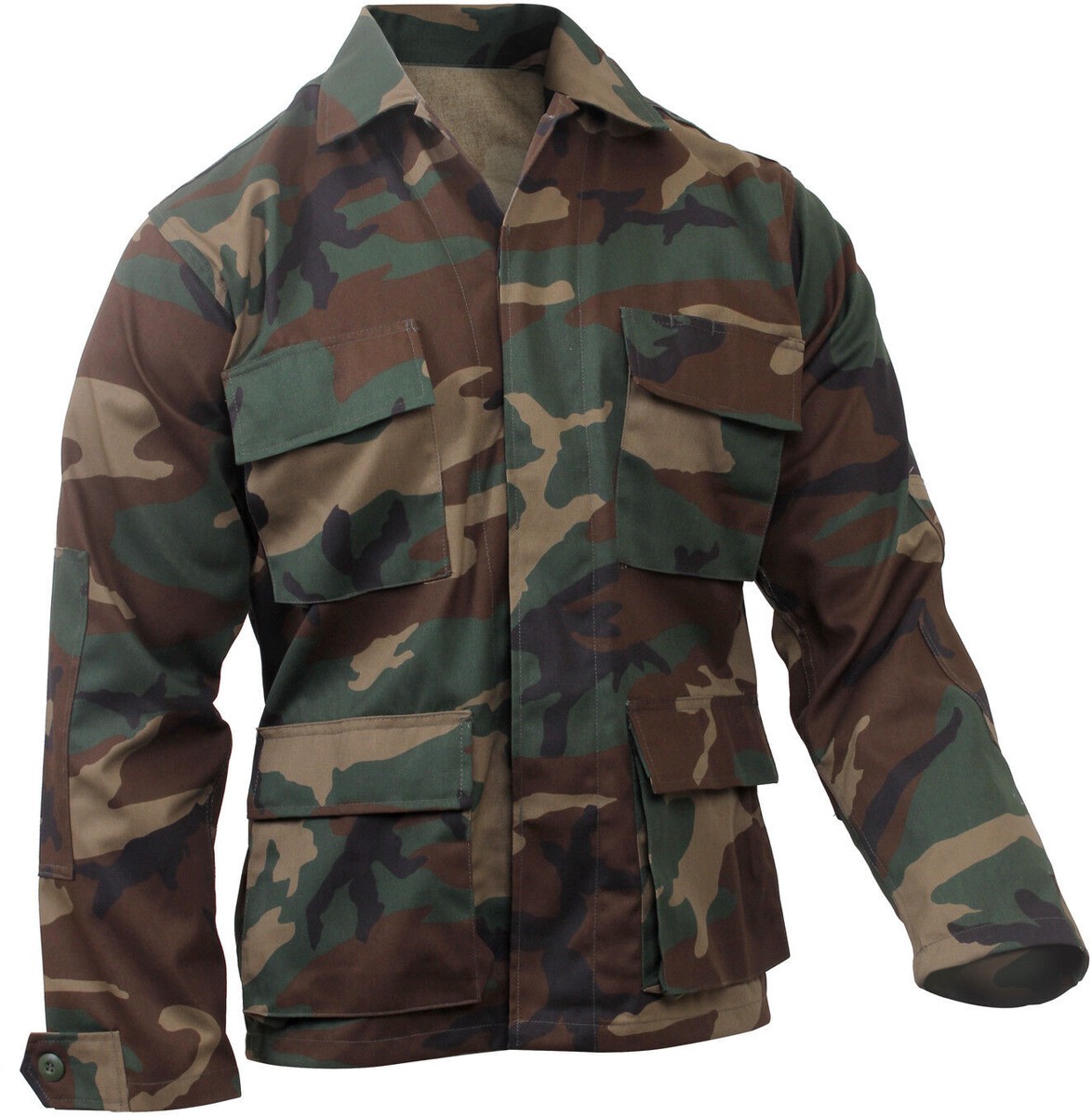 Rothco Poly/Cotton BDU Tactical Military Uniform Army Fatigue Coat