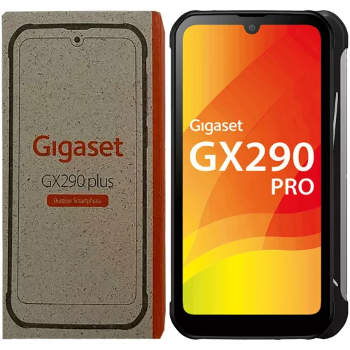 BNIB Gigaset GX290 Plus Dual SIM 64GB + 4GB Black Factory Unlocked 4G/LTE GSM
