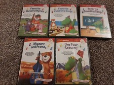 Baby Genius DVD Lot 5 DVDs with Bonus CDs - New