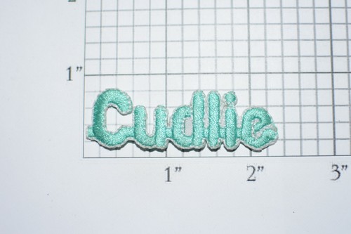 Parche de ropa bordada vintage Cudlie aplique texto bebé bebé bebé niños - Imagen 7 de 13