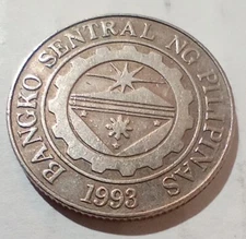 1 Piso 1995 Philippines Coin Jose Rizal Bangko Sentral Ng Pilipinas