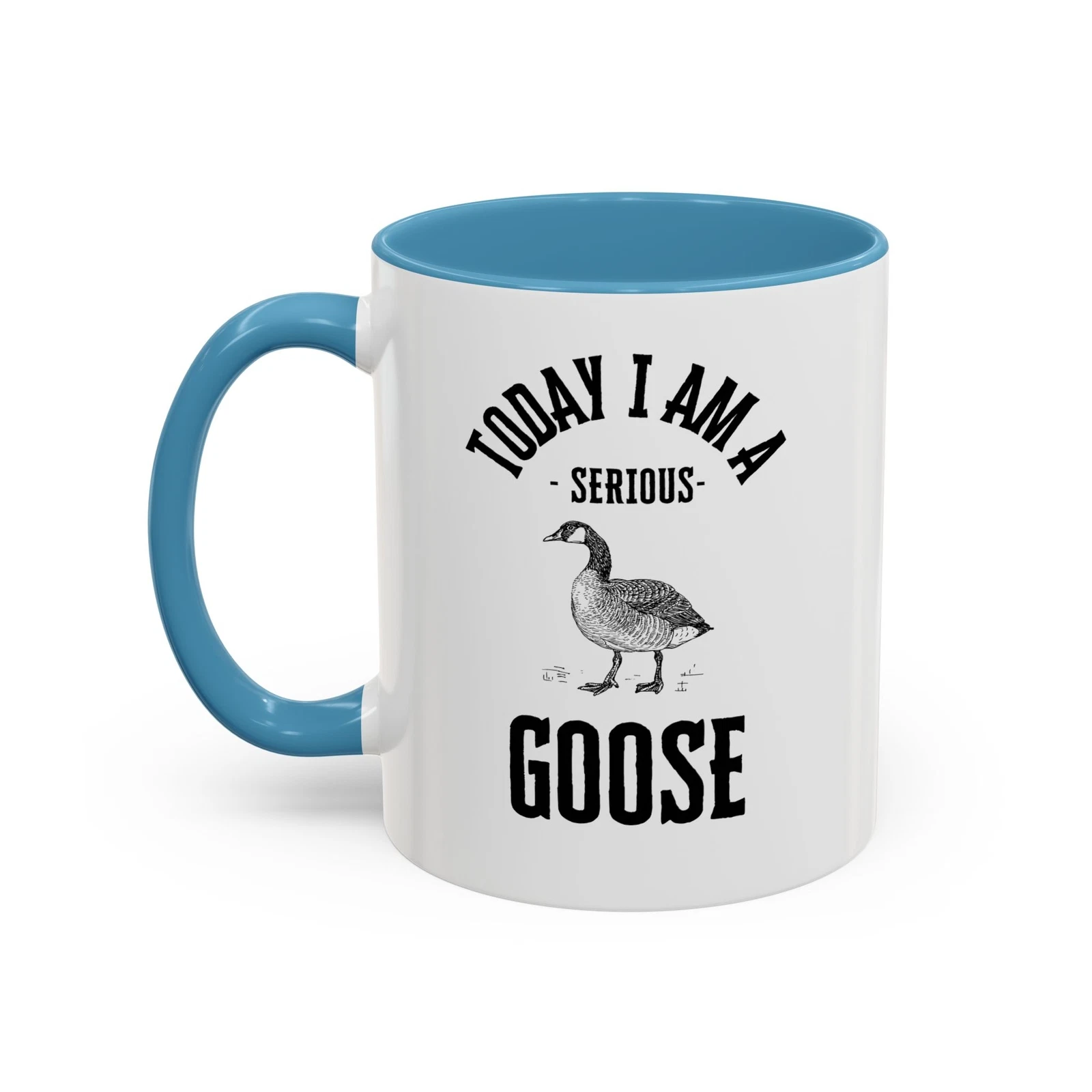 Goose Accent Mug, Funny Silly Goose Gift, Quirky Office Drinkware, Father's Day