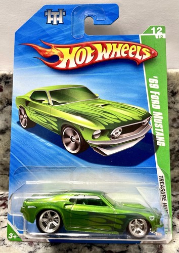 Hot Wheels Super Treasure Hunt 69 Ford Mustang 2010 + protection STH